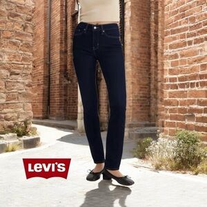 NWOT, Levi's Women's 312 Shaping Slim Dark Blue Jeans, Size 25